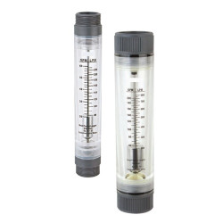 Flow Meter, 50 - 200 Gallons Per Minute, 2" NPT, Inline, Round Body